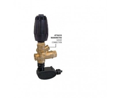 Регулятор высокого давления с выходом под манометр VRT3-P 310 бар с выключателем давления (черный), Mecline 4072000039