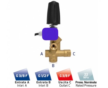 Регулятор давления UV31 с выключателем давления MTM HYDRO 1091010219